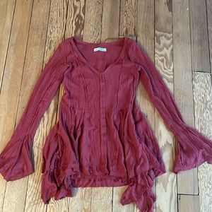 Free people size XS flowy tunic top